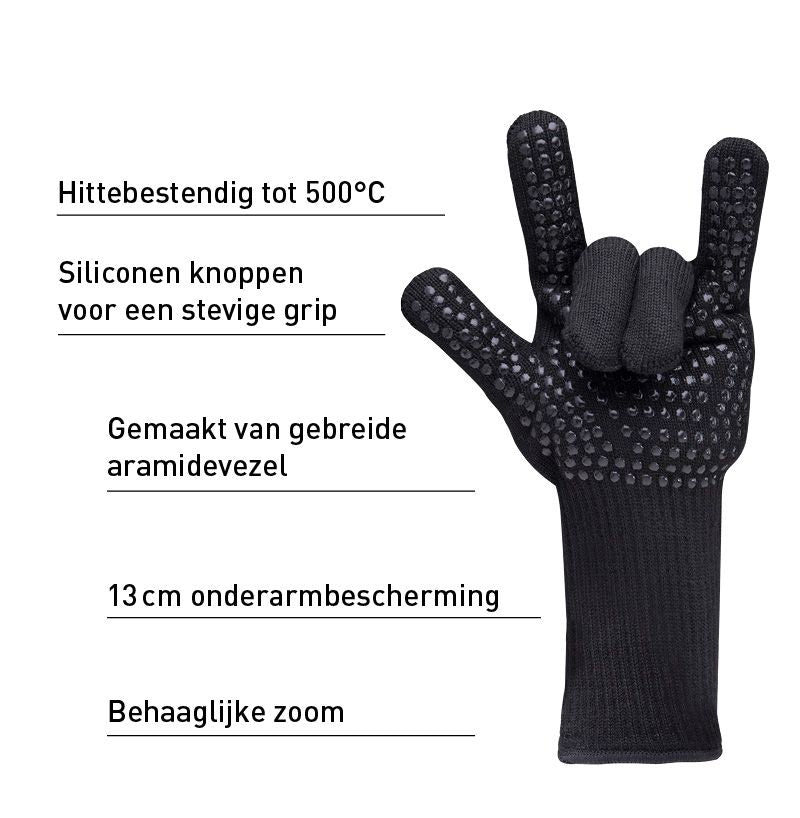 Höfats Vuurvaste Handschoenen Leer 5