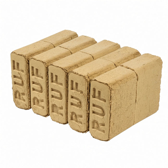 RUF hardhout houtbriketten van eiken en beuken, pak van 10 kg