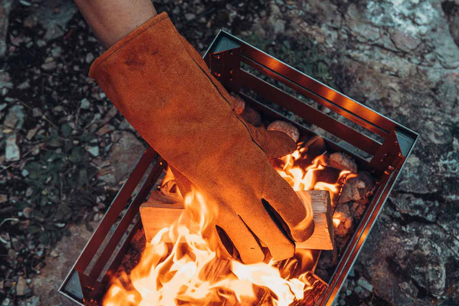 Höfats Vuurvaste Handschoenen Leer 3